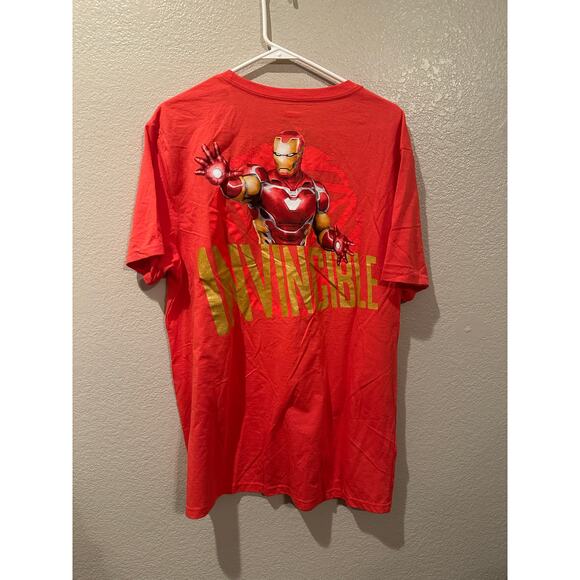 NWT Disney Parks Marvel Ironman Invincible 80th Anniversary Red Tee XL - Picture 4 of 5